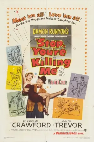 Stop, Youre Killing Me (1952) Men's Colored Hoodie - idPoster.com