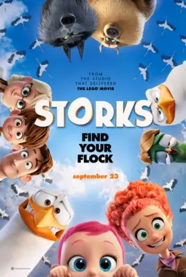 Storks (2016) White Tank-Top - idPoster.com