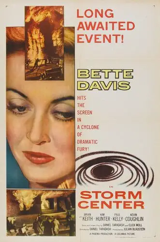 Storm Center (1956) Women's Colored Tank-Top - idPoster.com