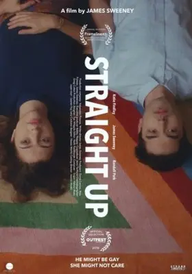 Straight Up (2019) Men's Colored  Long Sleeve T-Shirt - idPoster.com