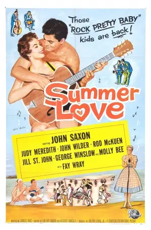 Summer Love (1958) Women's Colored  Long Sleeve T-Shirt - idPoster.com