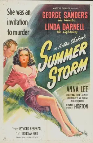 Summer Storm (1944) Men's Colored  Long Sleeve T-Shirt - idPoster.com