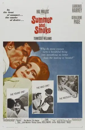 Summer and Smoke (1961) White T-Shirt - idPoster.com