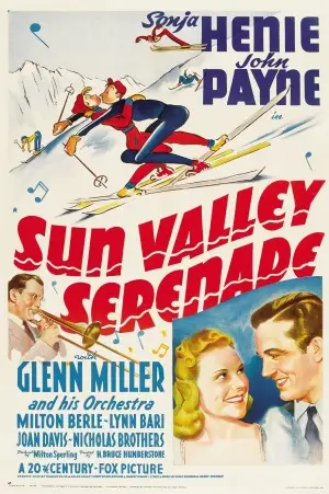 Sun Valley Serenade (1941) Men's Colored  Long Sleeve T-Shirt - idPoster.com