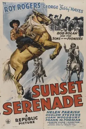Sunset Serenade (1942) White T-Shirt - idPoster.com