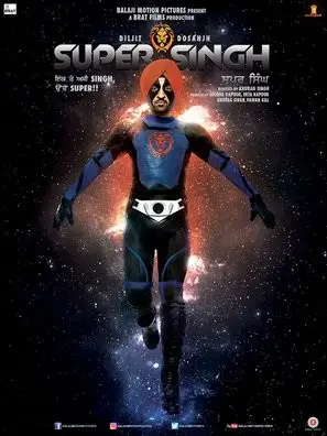 Super Singh (2017) Men's Colored Hoodie - idPoster.com