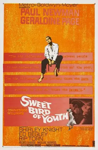 Sweet Bird of Youth (1962) Men's Colored  Long Sleeve T-Shirt - idPoster.com