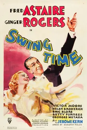 Swing Time (1936) White T-Shirt - idPoster.com