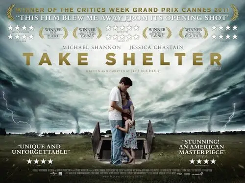 Take Shelter (2011) Drawstring Backpack - idPoster.com