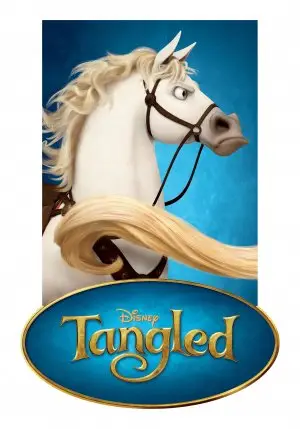 Tangled (2010) Women's Colored T-Shirt - idPoster.com