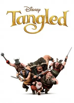 Tangled (2010) Drawstring Backpack - idPoster.com
