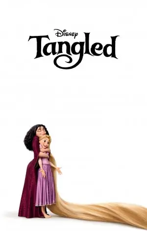 Tangled (2010) Men's Colored  Long Sleeve T-Shirt - idPoster.com