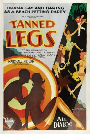 Tanned Legs (1929) Women's Colored Tank-Top - idPoster.com