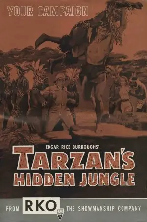 Tarzan's Hidden Jungle (1955) Women's Colored  Long Sleeve T-Shirt - idPoster.com