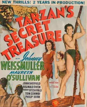 Tarzan's Secret Treasure (1941) White T-Shirt - idPoster.com