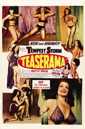Teaserama (1955) White T-Shirt - idPoster.com