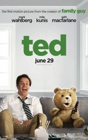 Ted (2012) White T-Shirt - idPoster.com