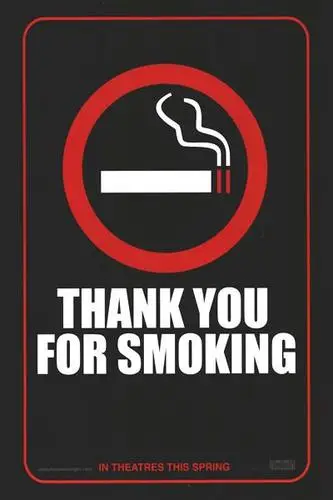 Thank You For Smoking (2006) Women's Colored T-Shirt - idPoster.com