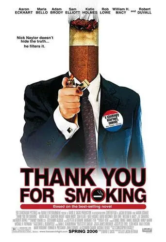 Thank You For Smoking (2006) Women's Colored  Long Sleeve T-Shirt - idPoster.com