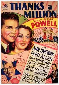 Thanks a Million (1935) posters and prints