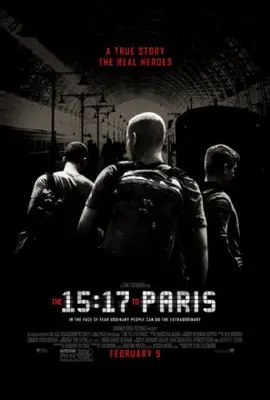 The 15:17 to Paris (2018) Men's Colored  Long Sleeve T-Shirt - idPoster.com