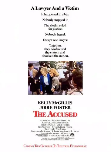 The Accused (1988) White T-Shirt - idPoster.com