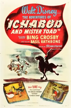 The Adventures of Ichabod and Mr. Toad (1949) Drawstring Backpack - idPoster.com