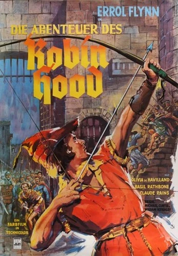 The Adventures of Robin Hood (1938) Women's Colored Hoodie - idPoster.com