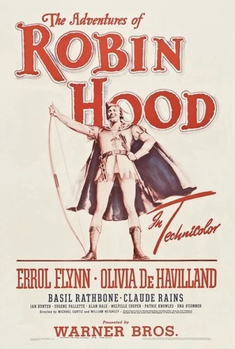 The Adventures of Robin Hood (1938) Drawstring Backpack - idPoster.com