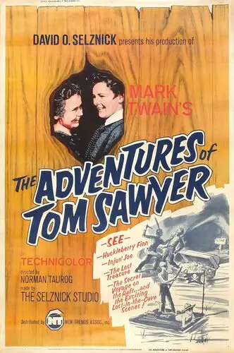 The Adventures of Tom Sawyer (1938) Men's Colored Hoodie - idPoster.com