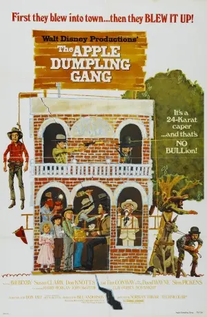 The Apple Dumpling Gang (1975) Women's Colored  Long Sleeve T-Shirt - idPoster.com