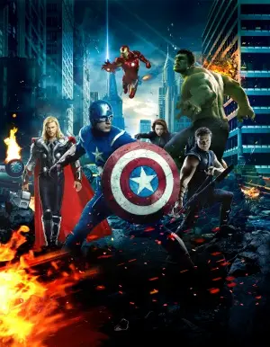 The Avengers (2012) Men's Colored  Long Sleeve T-Shirt - idPoster.com