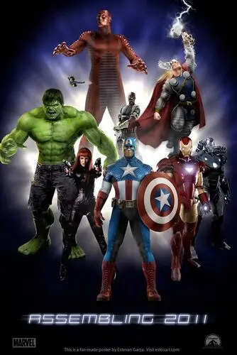 The Avengers (2012) White T-Shirt - idPoster.com