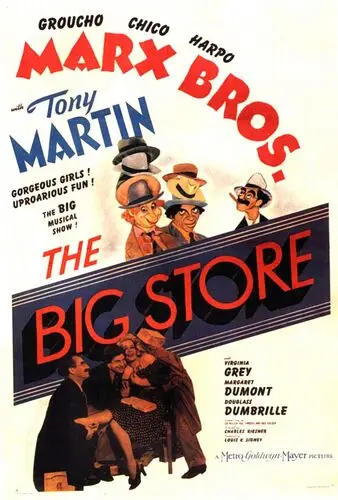 The Big Store (1941) Drawstring Backpack - idPoster.com