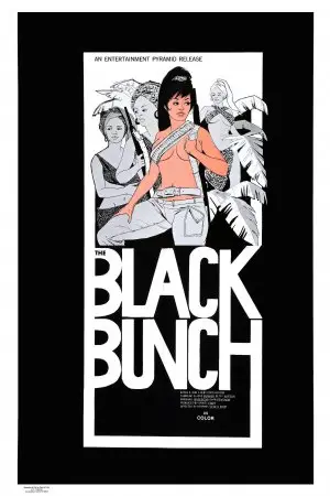 The Black Bunch (1973) Men's Colored  Long Sleeve T-Shirt - idPoster.com