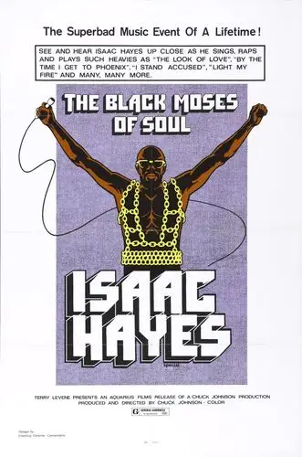 The Black Moses of Soul (1973) Men's Colored Hoodie - idPoster.com