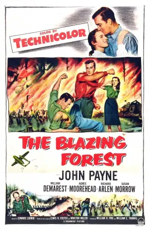 The Blazing Forest (1952) White T-Shirt - idPoster.com