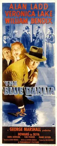 The Blue Dahlia (1946) Women's Colored  Long Sleeve T-Shirt - idPoster.com