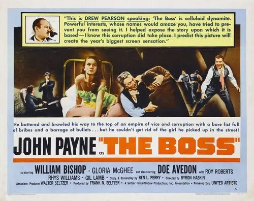 The Boss (1956) Women's Colored T-Shirt - idPoster.com