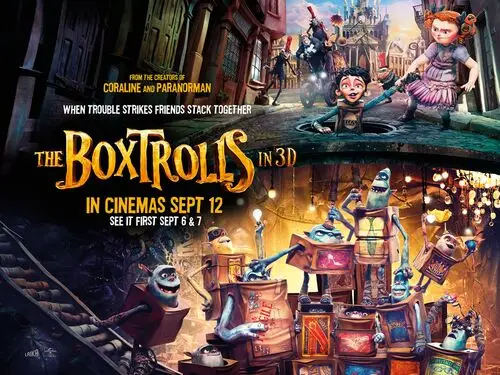 The Boxtrolls (2014) Drawstring Backpack - idPoster.com