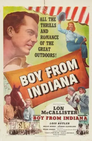 The Boy from Indiana (1950) White Tank-Top - idPoster.com
