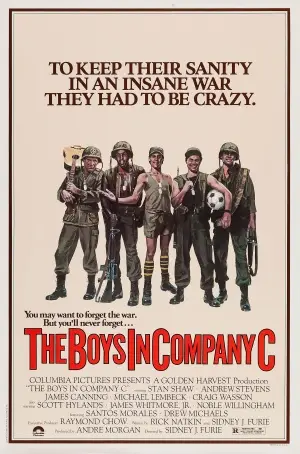 The Boys in Company C (1978) Men's Colored Hoodie - idPoster.com