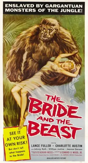The Bride and the Beast (1958) Women's Colored Hoodie - idPoster.com