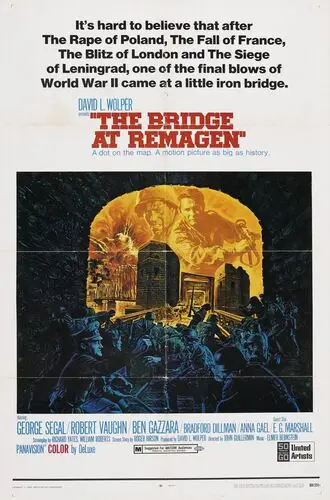 The Bridge at Remagen (1969) Men's Colored Hoodie - idPoster.com