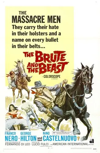 The Brute and the Beast (1968) Women's Colored T-Shirt - idPoster.com