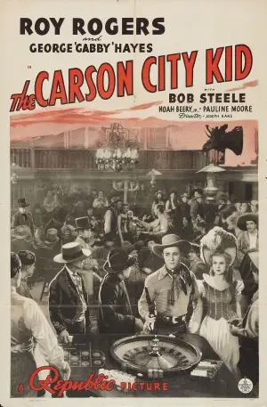 The Carson City Kid (1940) Women's Colored  Long Sleeve T-Shirt - idPoster.com