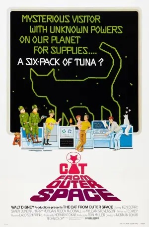 The Cat from Outer Space (1978) Kitchen Apron - idPoster.com
