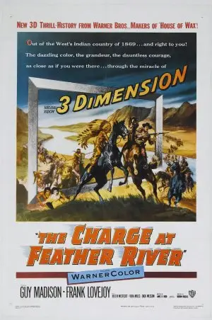 The Charge at Feather River (1953) Women's Colored T-Shirt - idPoster.com