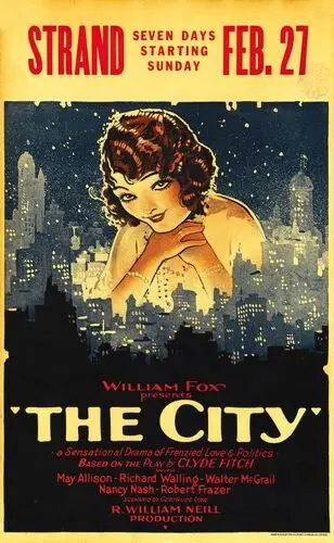 The City (1926) White Tank-Top - idPoster.com