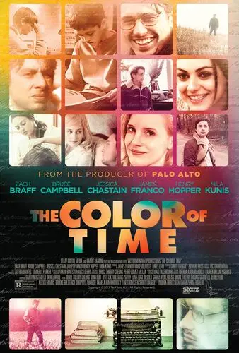 The Color of Time (2014) White T-Shirt - idPoster.com